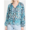 Shoshanna samson top in blue multi