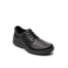 Flexi mens leather oxford shoe in black