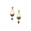 CHAN LUU womans luna teardrop earrings in labradorite mix