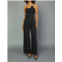 Current air bow top jumpsuit in black