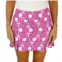 Katherine Way scottsdale pleated skort in peace love pickleball fuchsia