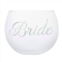 SLANT COLLECTIONS bride roly poly glass in white