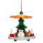 CHRISTIAN ULBRICHT ornament - colorful pyramid with snowman