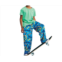 IScream sk8 board plush pants in blue