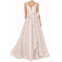 Terani Couture 3d petal tulle gown in blush