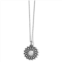 Brighton womens telluride small round necklace in silver