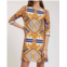 Tyler Boe alexa scarf print dress in multi