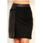 Angel Apparel vegan suede/leather skirt in black