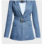 AS by DF womens dominga blazer in denim