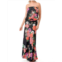 VaVa anouk tube long dress in summer floral