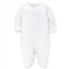 Kissy Kissy kids cotton footie in white