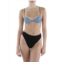 KIKIRIO womens perforated balconette bikini swim top