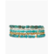 CHAN LUU womens riviera wrap bracelet in turquoise