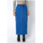 OLIVACEOUS parachute skirt in denim