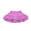 Little Olin kids ruffle textured skort in fuchsia