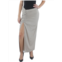 The Mannei womens mid calf ruched midi skirt