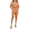 Mittoshop midtown romper in caramel