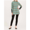 Tyler Boe chrissy jacquard tunic in houndstooth