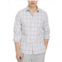 Private Label mens plaid long sleeve button-down shirt