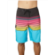 lennox mens striped board shorts swim trunks