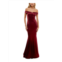 Pear Culture juniors womens satin long evening dress