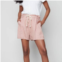 CHARLIE B nougat linen shorts in pink