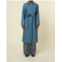 FRNCH ghisele coat in bleu azur