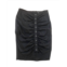 Samuel Dong pencil skirt with snaps in black