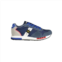 Blauer polyester mens sneaker