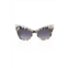 Frankie Morello chic cat eye sunglasses with pearly womens accent