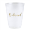 SLANT COLLECTIONS bridesmaid party cups in white