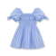 Habitual smocked bubble sleeve dress