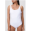 AMIR SLAMA eyelet one piece in white