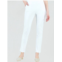 CLARA SUNWOO soft heavy knit straight leg pant in white