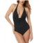 Carmen Marc Valvo deep plunge one-piece