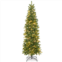 Hivvago 6 feet pre-lit artificial christmas tree with 648 pvc pe branch tips