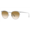 Oliver Peoples womens 52mm brushed silver sunglasses