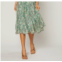 Current air lasalle open back midi dress in floral sage