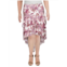 LINI meagan womens floral ruffled midi skirt