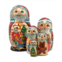 designocracy christmas workshop santa 5-piece nested doll g.debrekht