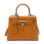 Tiffany & Fred alligator embossed leather grace satchel