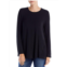 &BASICS womens boat neck ribbed knit t-shirt