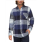 Junk Food mens collared large plaid button-down shirt