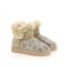 Master of Arts beige microstud mickey winter boots