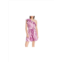 LINI womens ruffled tie-dye mini dress