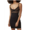 Timpa Lingerie alice slip dress in black