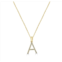 Sabrina Designs 14k gold & diamond initial necklace