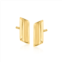 RS Pure ross-simons 14kt yellow gold slanted bar stud earrings