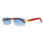 Porta Romana rectangular sunglasses 1953 100b red 56mm 1953