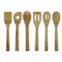 Oceanstar 6 piece bamboo cooking utensil set